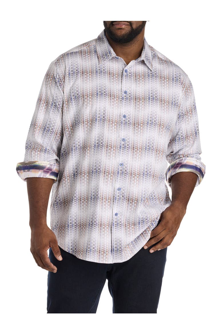 Big & Tall Forsyth Sport Shirt, Main, color, MULTI