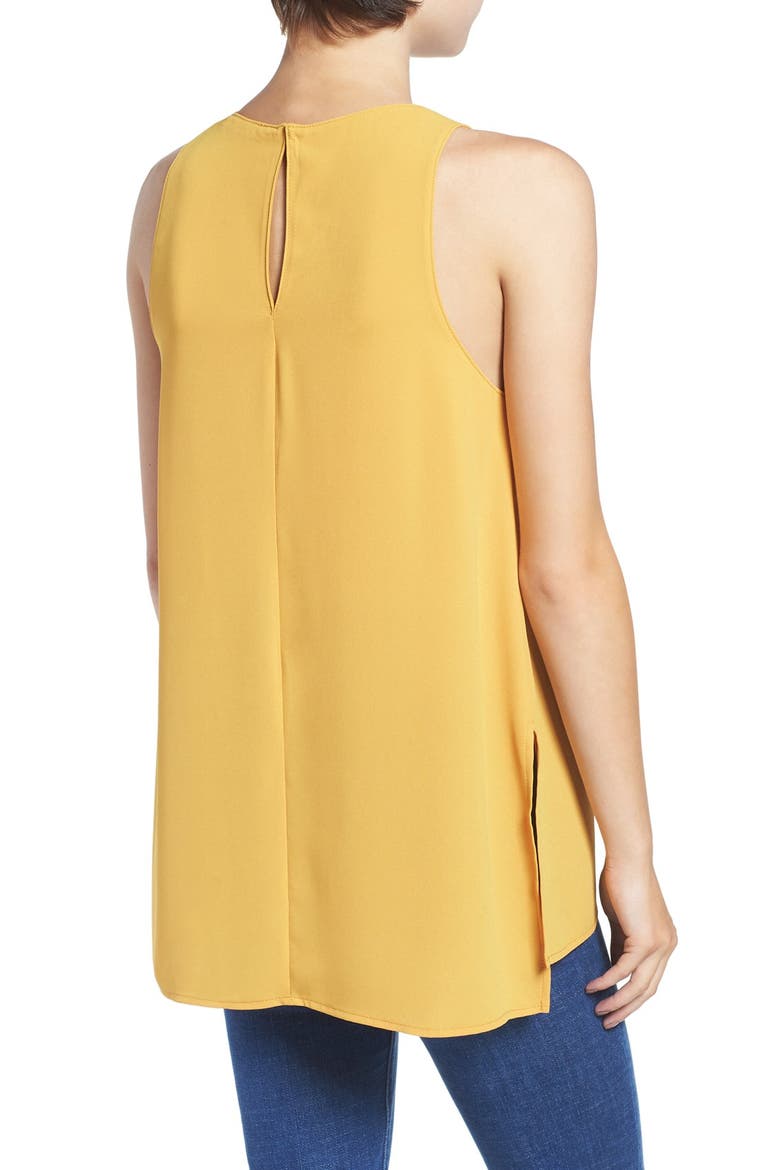 Side Slit Tank, Alternate, color, SUNFLOWER