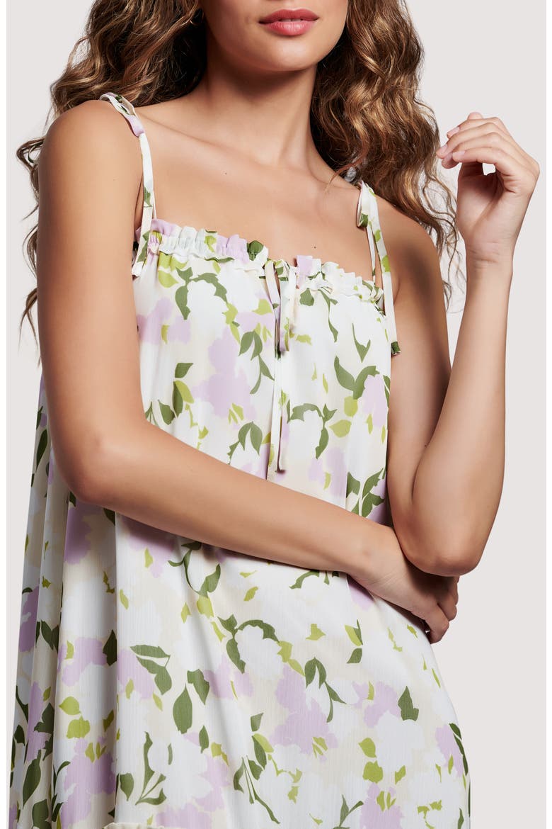 Sweet Pea Floral Maxi Dress, Alternate, color, LAVENDER FLORAL