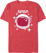 NASA Men's NASA Astronaut Helmet Graphic T-Shirt