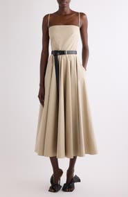 Givenchy Sliced Cotton Poplin Dress