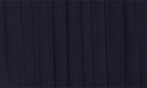 Shop Shushu-tong Shushu/tong Logo Stitch Layered Rib Sweater In Navy Blue