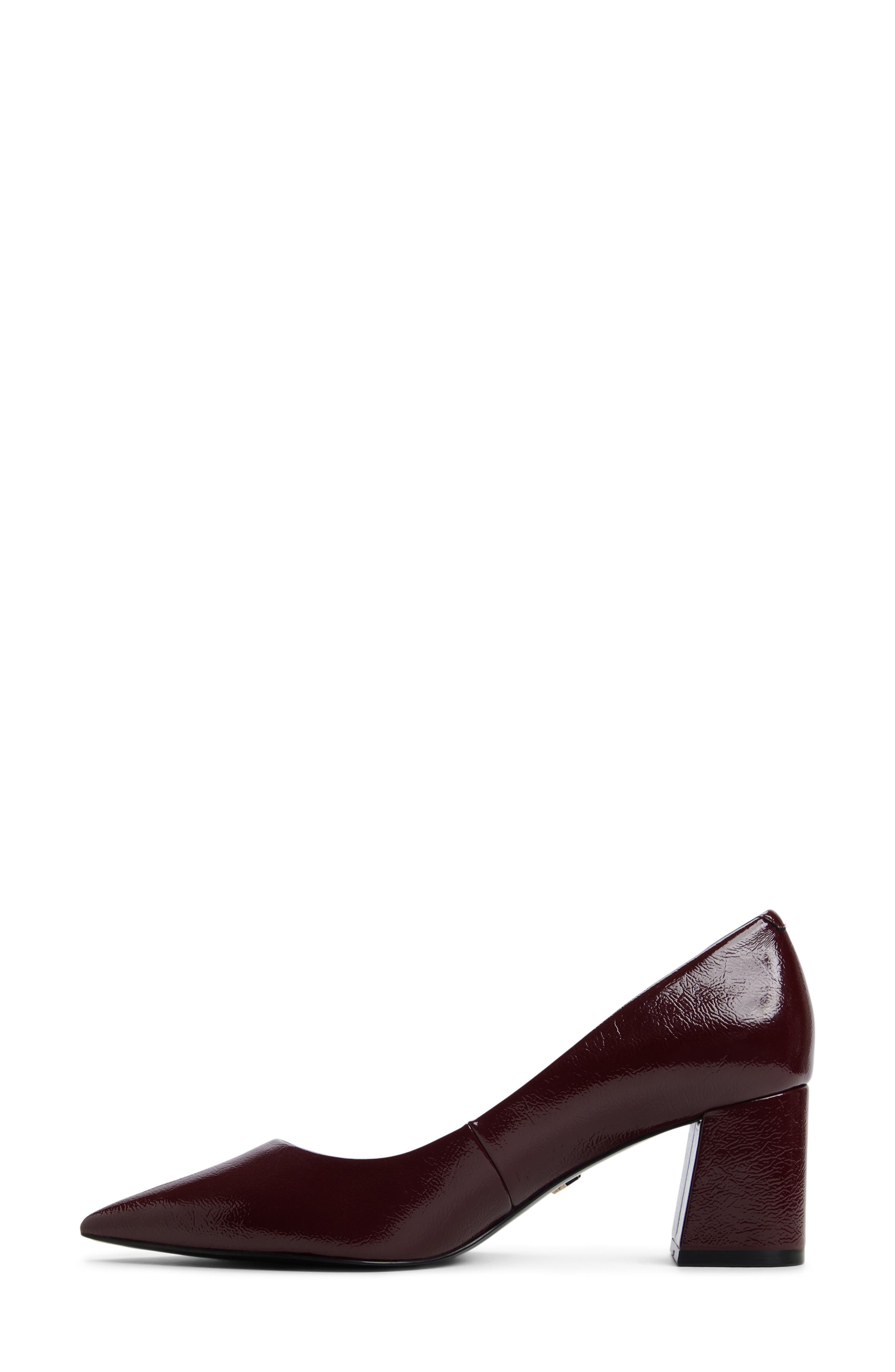 Ybalelin Pointed Toe Pump, Alternate, color, DARK RED