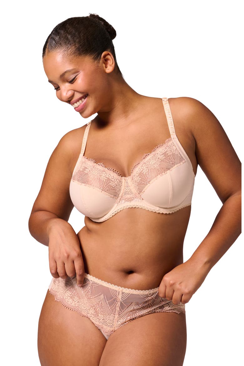 Allure Full Cup Underwire Bra, Alternate, color, CHIC BEIGE