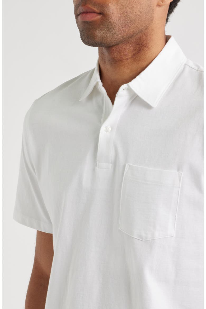 Surf Pima Cotton Polo, Alternate, color, WHITE CAP