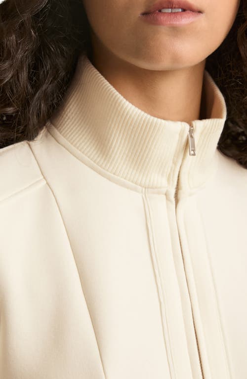 Reiss Krysta Long Sleeve Turtleneck Dress In White
