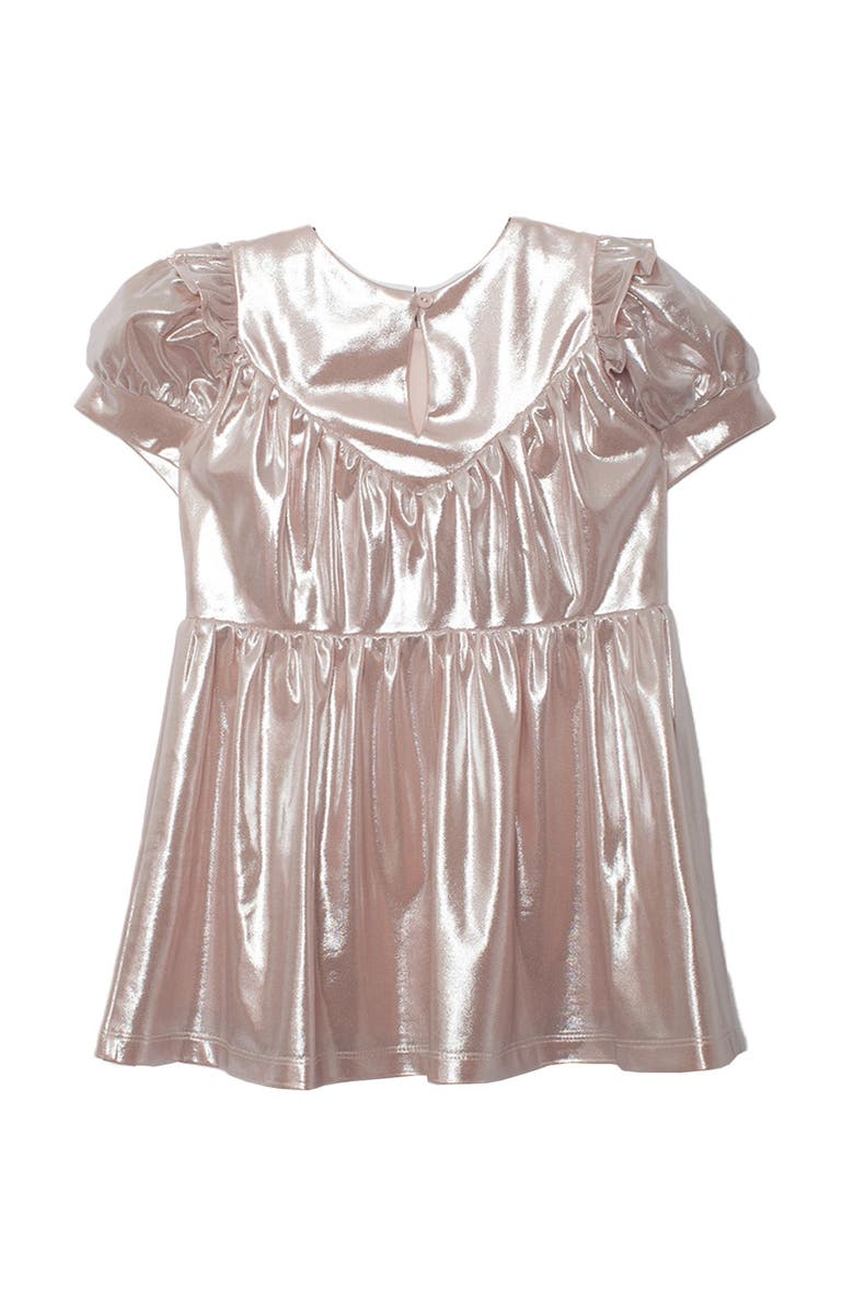 Isobella & Chloe Golden Glow Pink Dress, Alternate, color, Pink