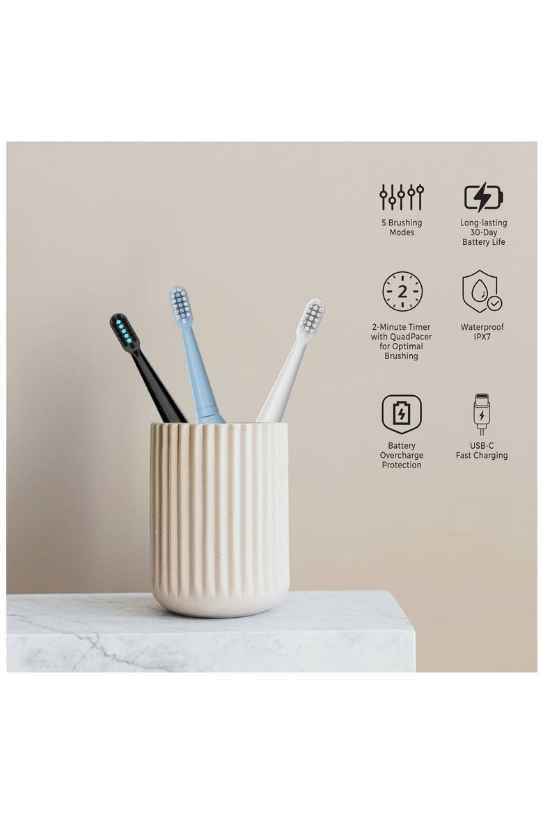 USB Rechargeable Sonic Toothbrush, Alternate, color, WHITE