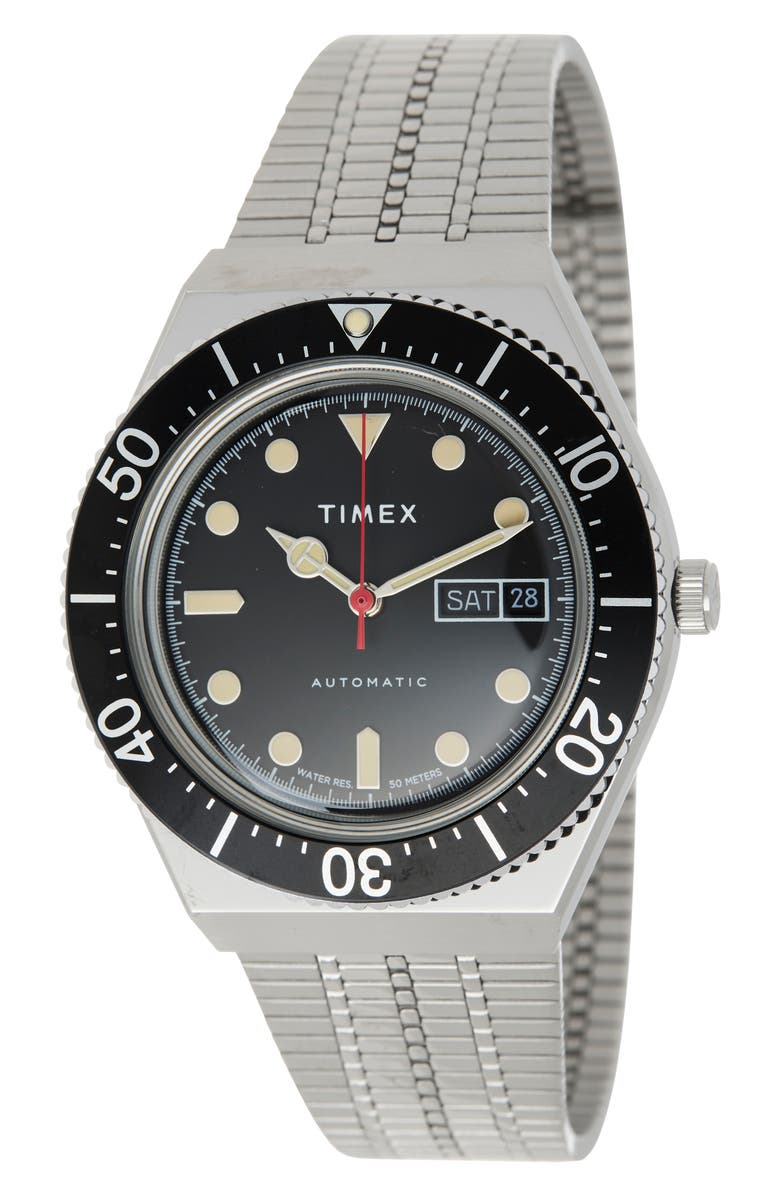 Timex<sup>®</sup> M79 Automatic Bracelet Watch, 40mm, Main, color,