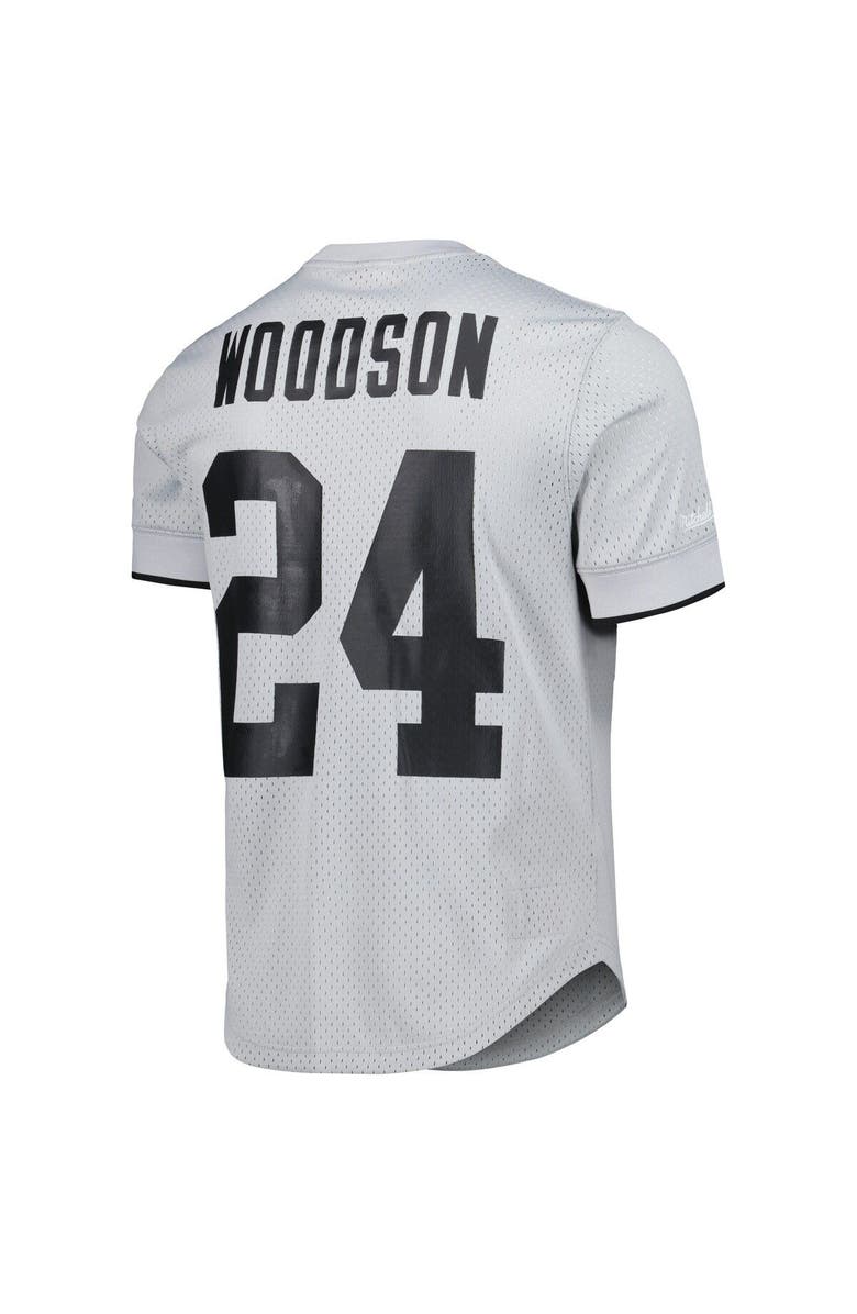 Mitchell & Ness Men's Mitchell & Ness Charles Woodson Green Green Bay Packers Super Bowl XLV Retired Player Name & Number Mesh Top, Alternate, color, 