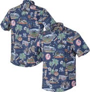 Reyn Spooner Men's Reyn Spooner  Navy New York Yankees Scenic Tri-Blend Button-Down Shirt