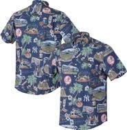 Reyn Spooner Men's Reyn Spooner  Navy New York Yankees Scenic Tri-Blend Button-Down Shirt