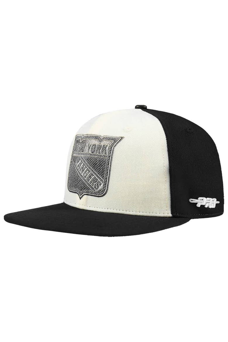 Men's Pro Standard  Cream New York Rangers French Terry Snapback Hat, Alternate, color, Cream