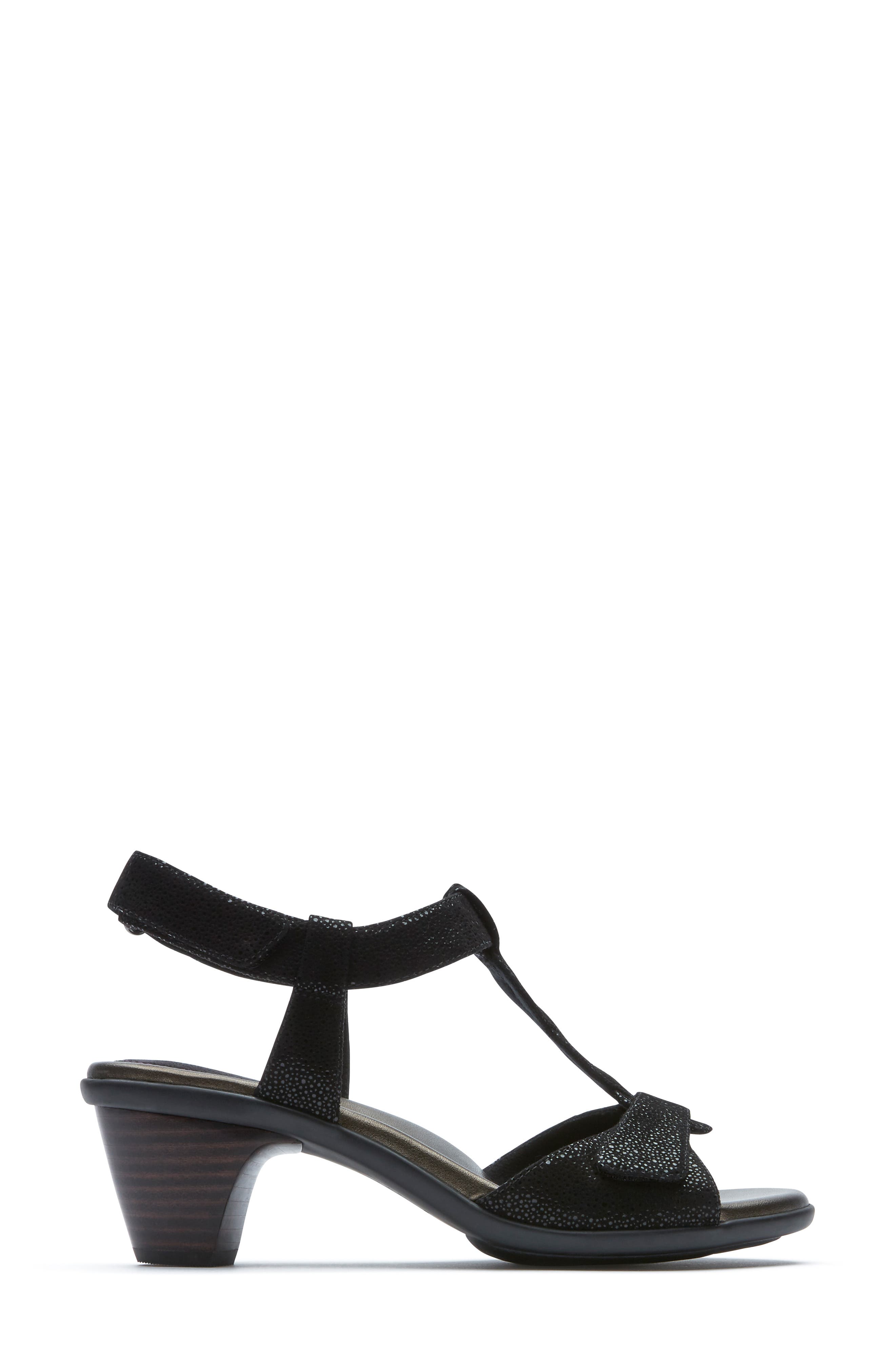 Aravon Medici T-Strap Sandal, Alternate, color, 