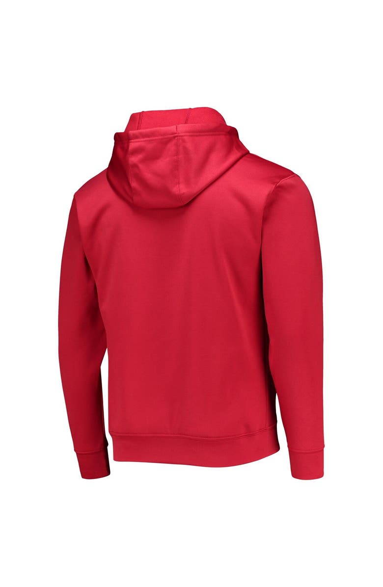 New Era Men's New Era Red Tampa Bay Buccaneers Combine Authentic Hard Hash Pullover Hoodie, Alternate, color, Red