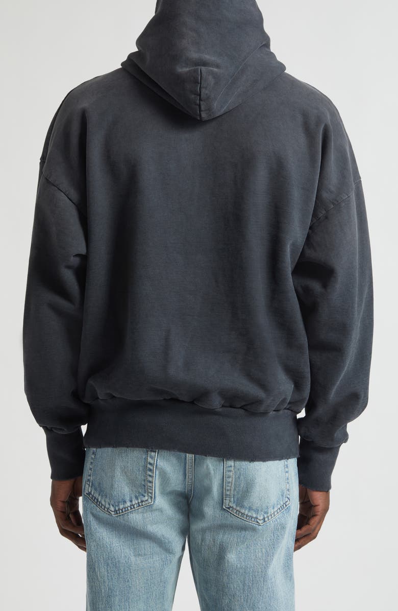 Fear of God Logo Graphic Hoodie, Alternate, color, Black Black