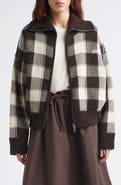 Golden Goose Journey Rachell Buffalo Check Knit Jacket