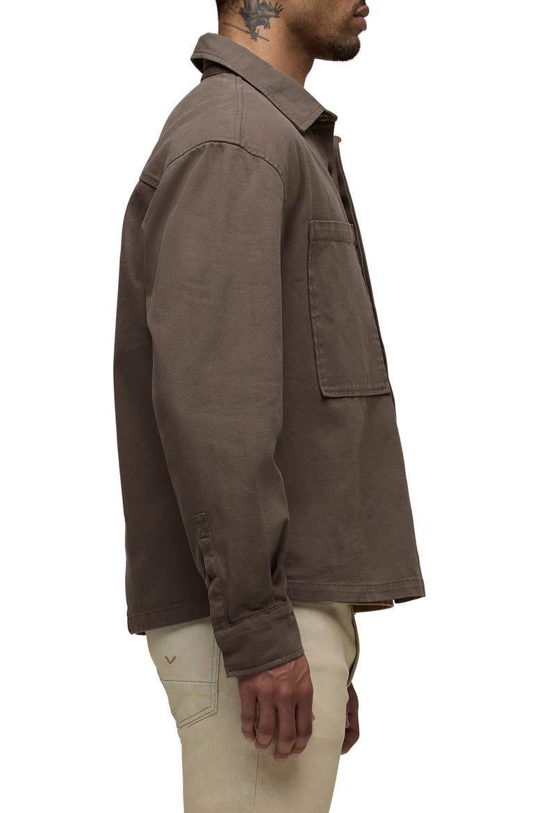 Relaxed Long Sleeve Overshirt Jacket, Alternate, color, CANTEEN