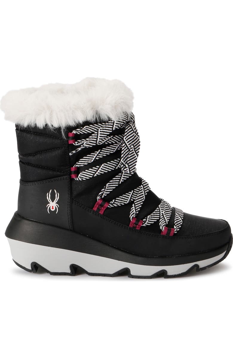 Spyder Camden Faux Fur Trim Waterproof Insulated Boot, Alternate, color,