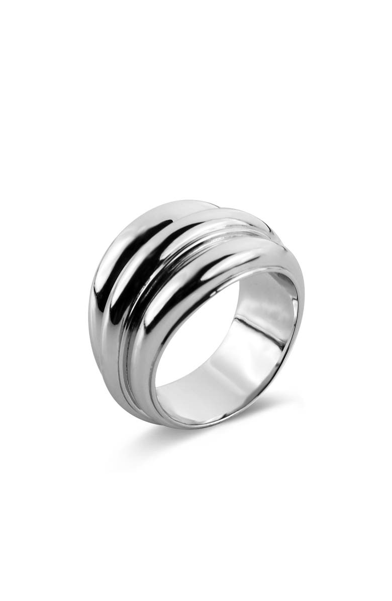 RETRO CHIC Ostuni Silver Ring, Alternate, color, Silver