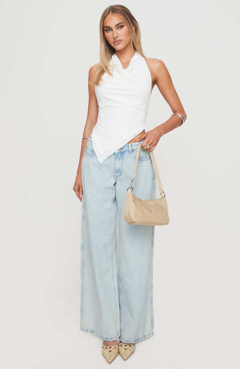 Princess Polly Brayden Relaxed Wide Leg Jeans, Alternate, color, 