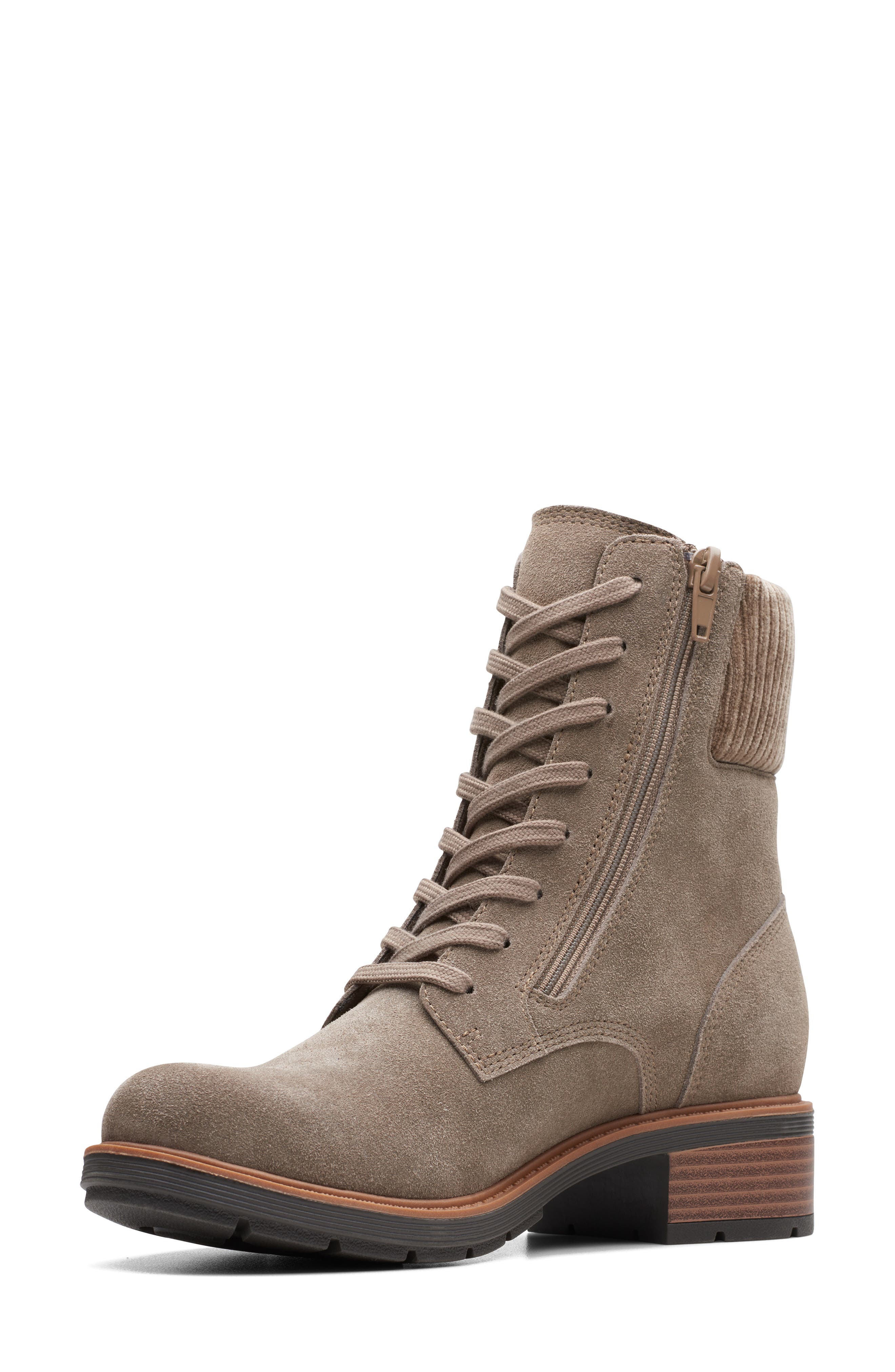 Clarks<sup>®</sup> Hearth Sky Lug Sole Boot, Alternate, color, 