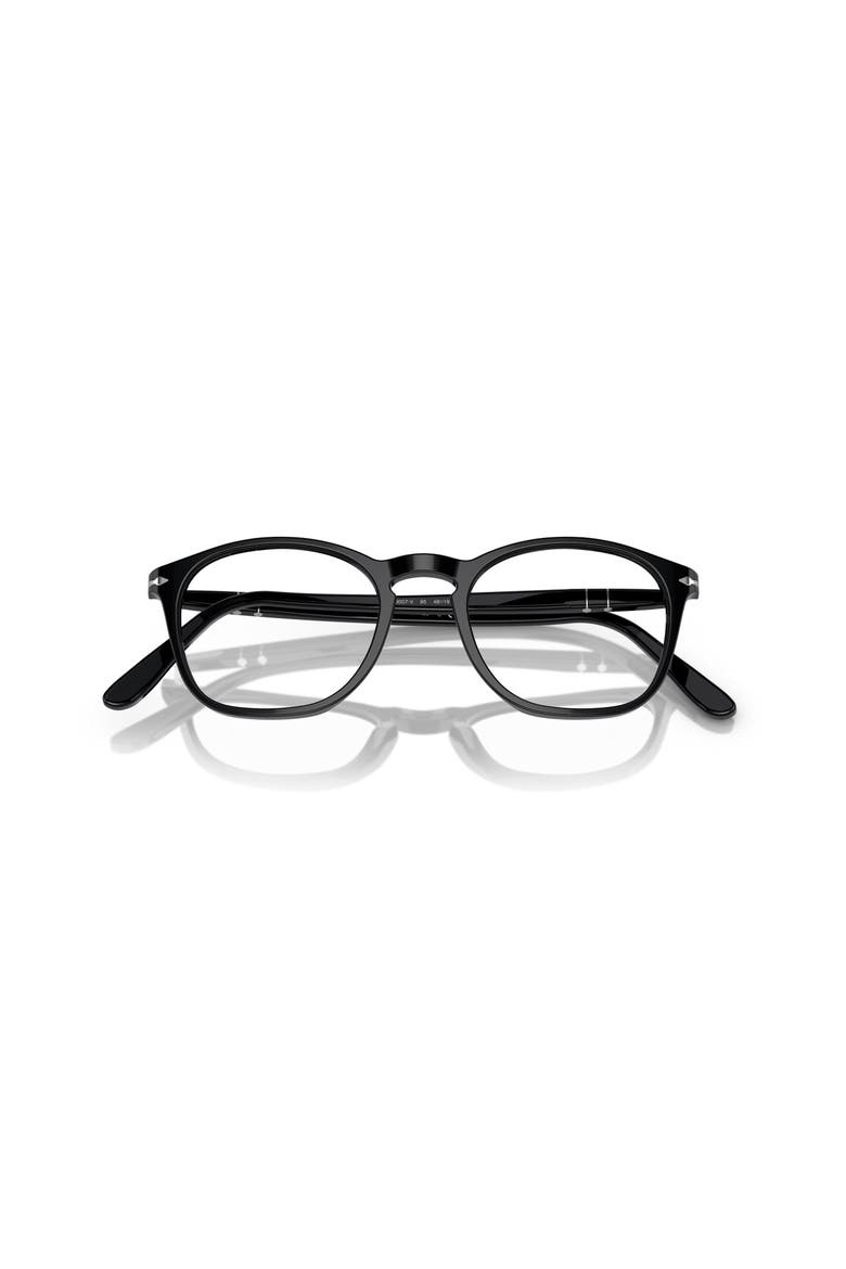 52mm Square optical glasses, Alternate, color, Black