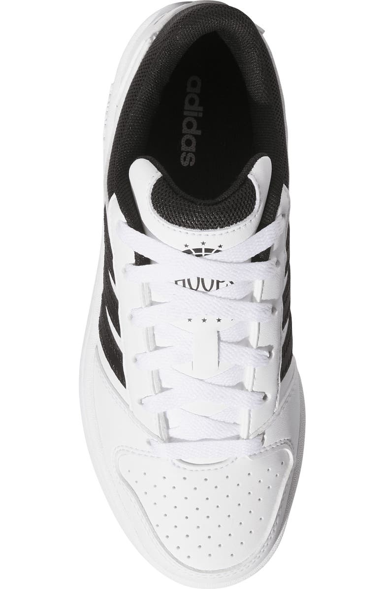 adidas Kids' Hoops Classic Sneaker, Alternate, color, White/ Black/ Orbit Grey
