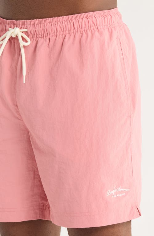 Pacsun Collegiate Shorts In Pink