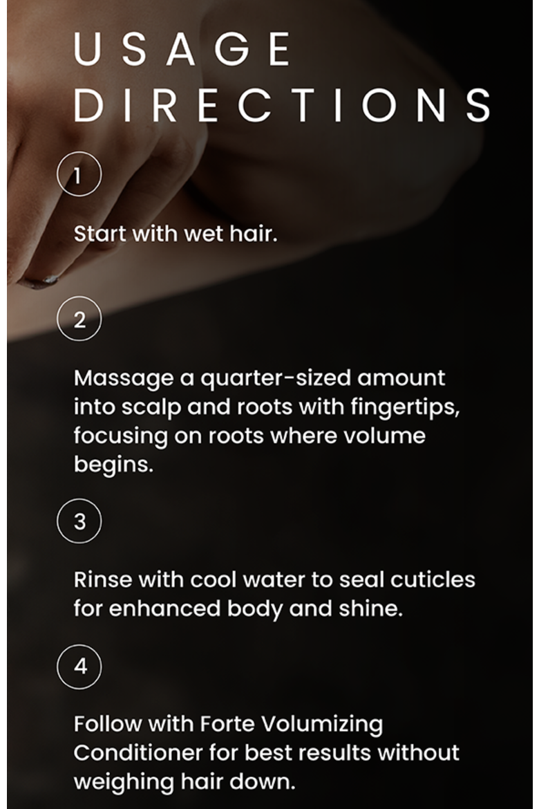 Volumizing Shampoo.  Lightweight Cleanse, Root Lift  & Fuller-Looking Hair, Alternate, color, Black