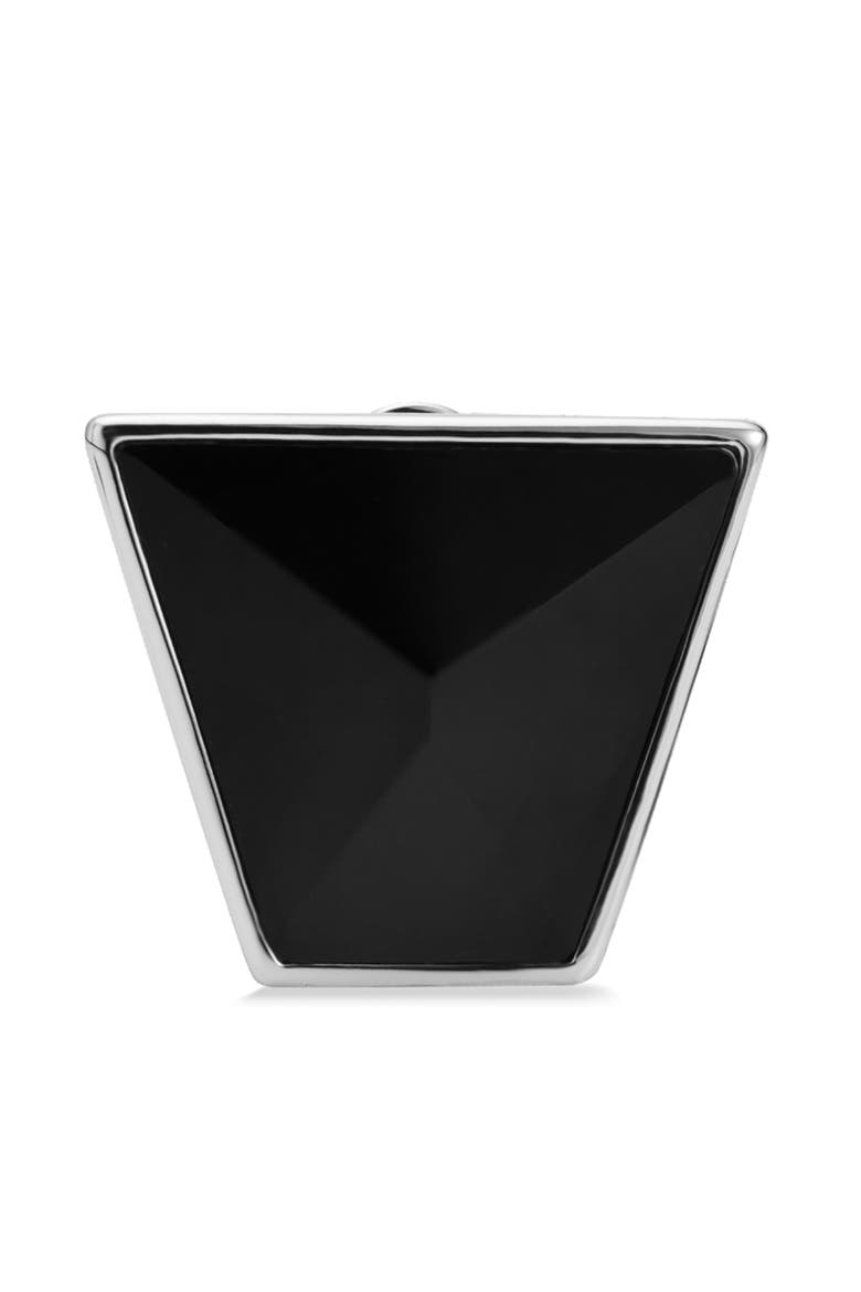 Echo Ear Studs, Alternate, color, Black & Silver