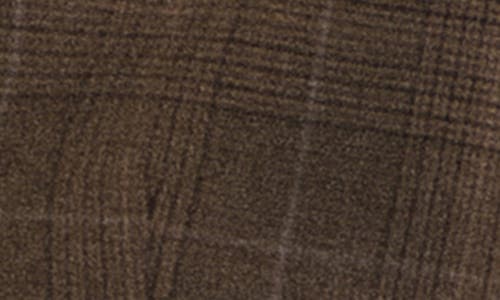 Mango Check Suit Blazer In Brown