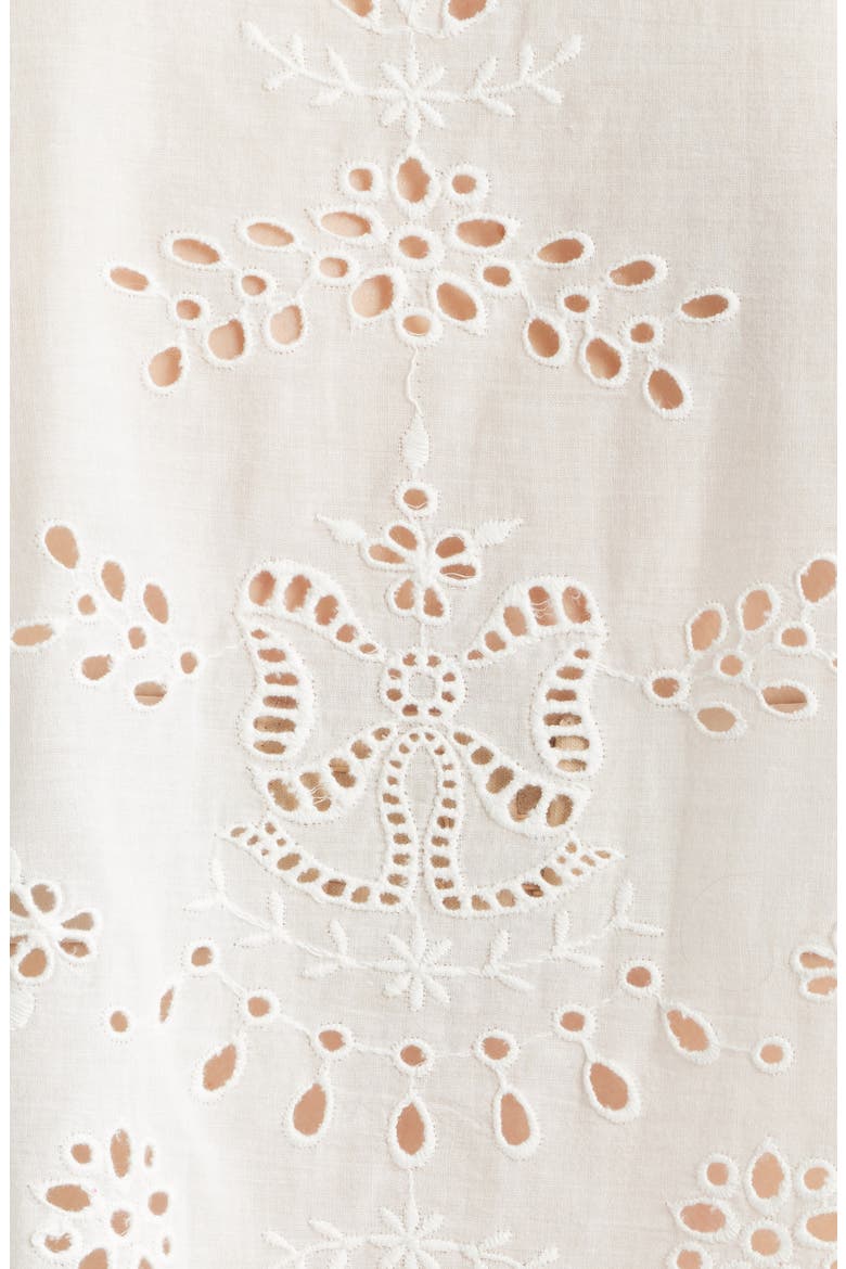 Hawthorn Cotton Broderie Anglaise Top, Alternate, color, WHITE