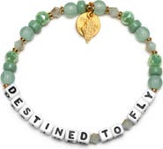 Little Words Project Destined to Fly Beaded Stretch Bracelet