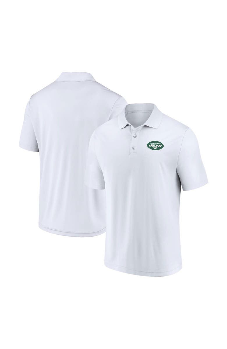 FANATICS Men's Fanatics Branded White New York Jets Component Polo, Main, color, 
