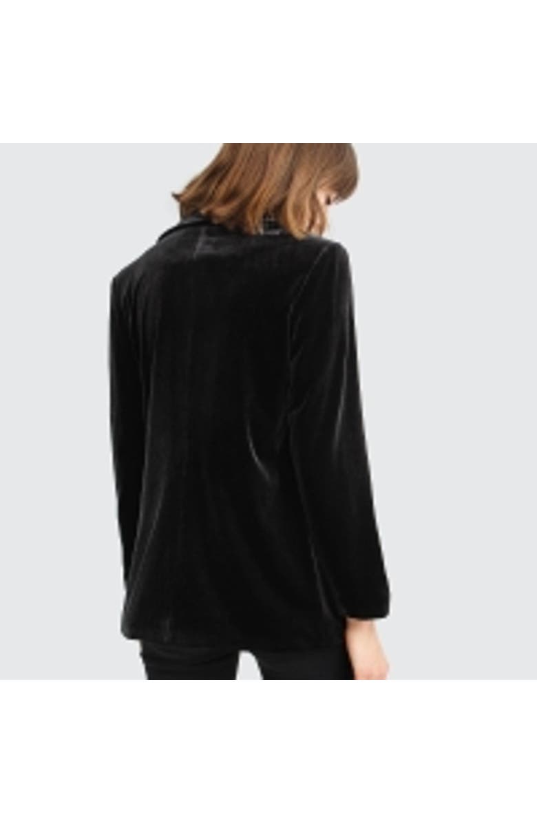 Belle & Bloom Eternity Velvet Blazer, Alternate, color, Black