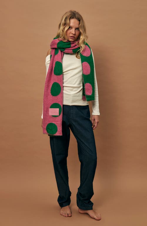 Susmie's Marieta Scarf, Beanie & Leg Warmers Set In Pink