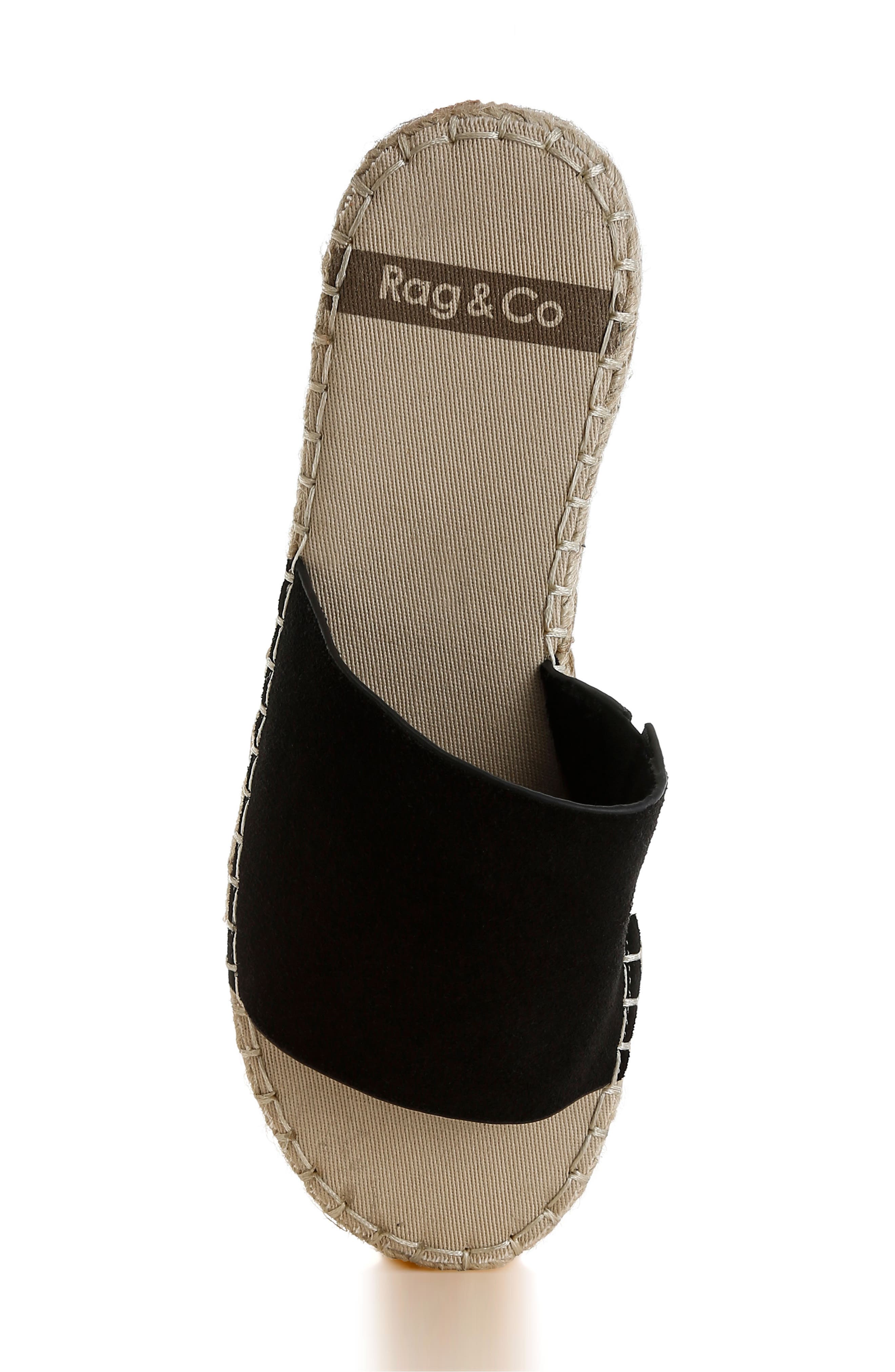 Rag & Co Huntra Espadrille Slide Sandal, Alternate, color, 