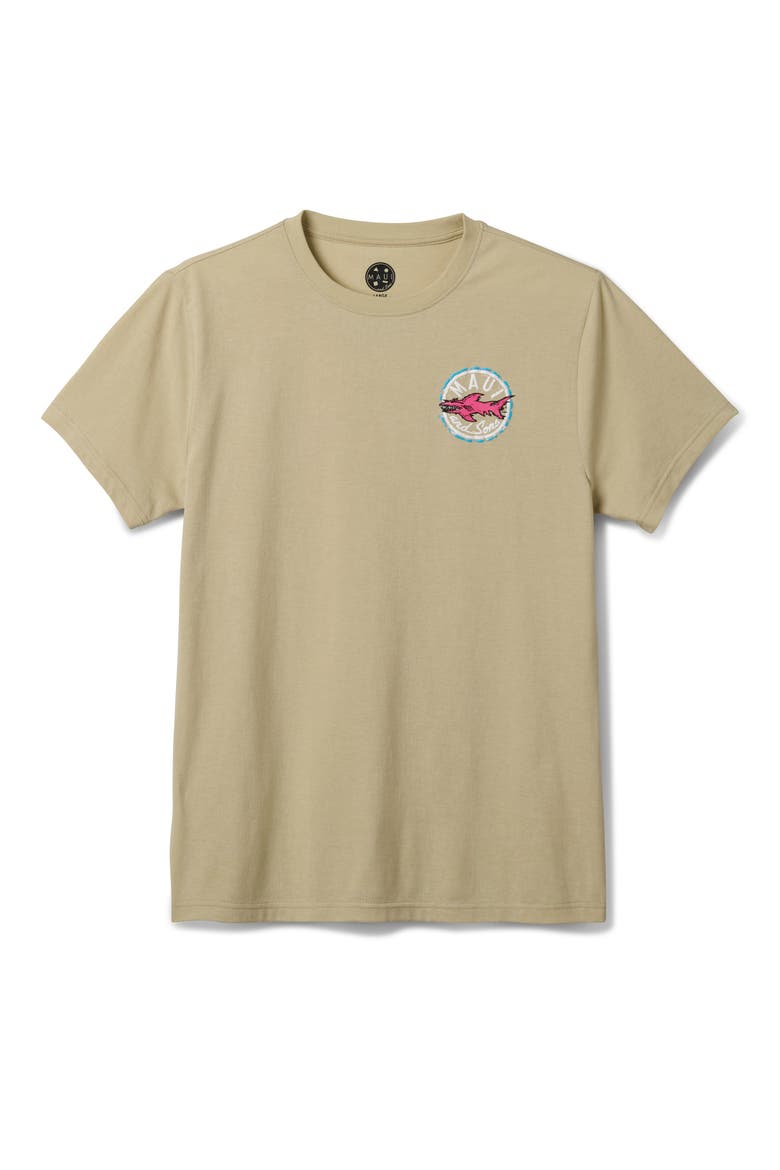 Aggro Logo Graphic T-Shirt, Alternate, color, SAND