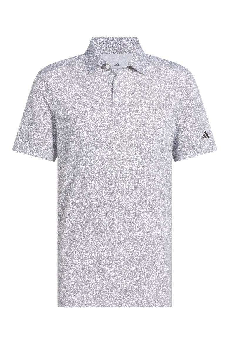 Ultimate Bunker Print Performance Polo, Alternate, color, WHITE/ BLACK
