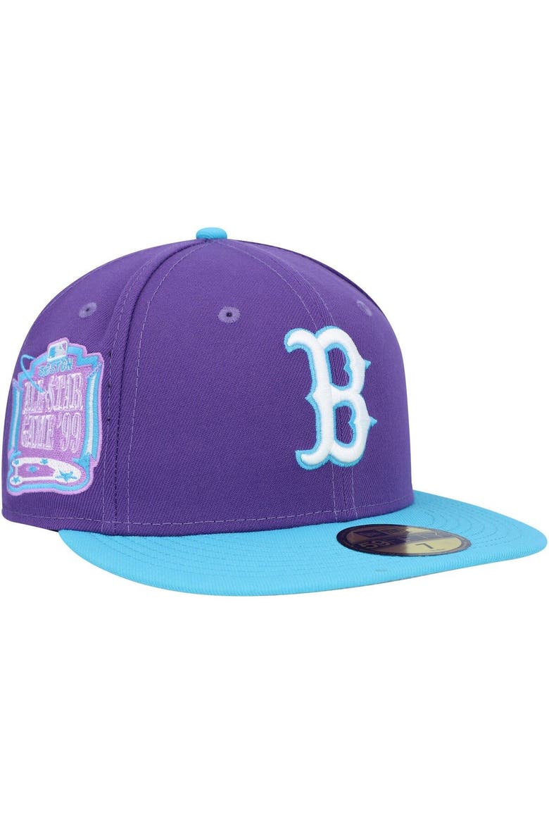 Men's New Era Purple Boston Red Sox Vice 59FIFTY Fitted Hat, Main, color, Purple