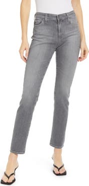AG Mari High Waist Slim Straight Leg Jeans