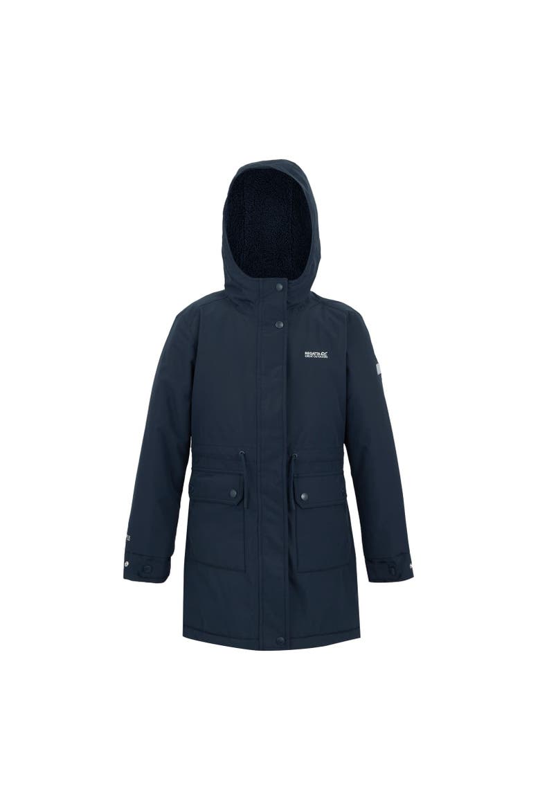Childrens/Kids Valenta Waterproof Jacket, Main, color, Navy