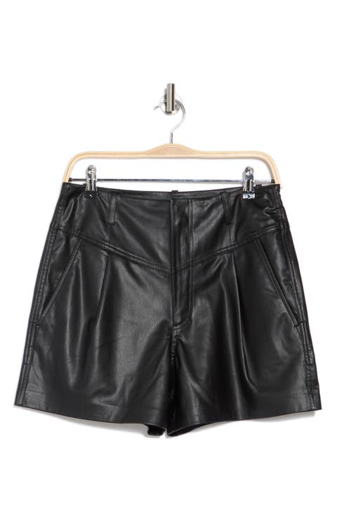 Shae Faux Leather Shorts