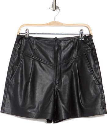 AG Shae Faux Leather Shorts | Nordstromrack
