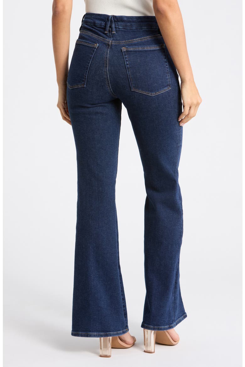 Good Legs Seamed Flare Jeans, Alternate, color, INDIGO983