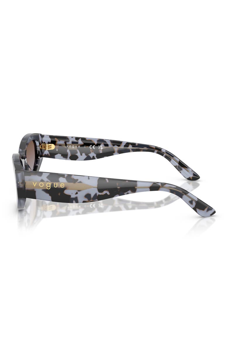 54mm Cat Eye Sunglasses, Alternate, color, BLUE TORT