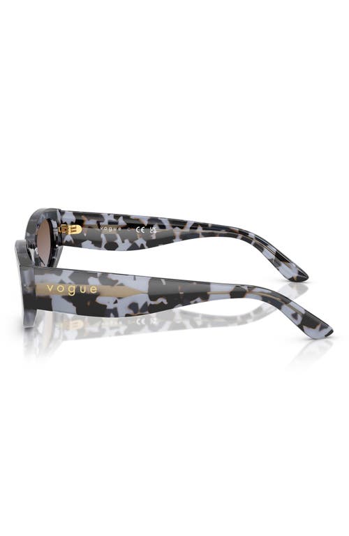 Vogue 54mm Cat Eye Sunglasses In Blue Tort