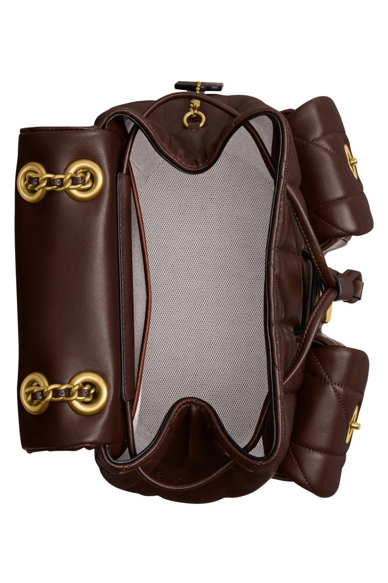 aero quilted faux leather backpack Tabby Quilted Leather Backpack (Women)