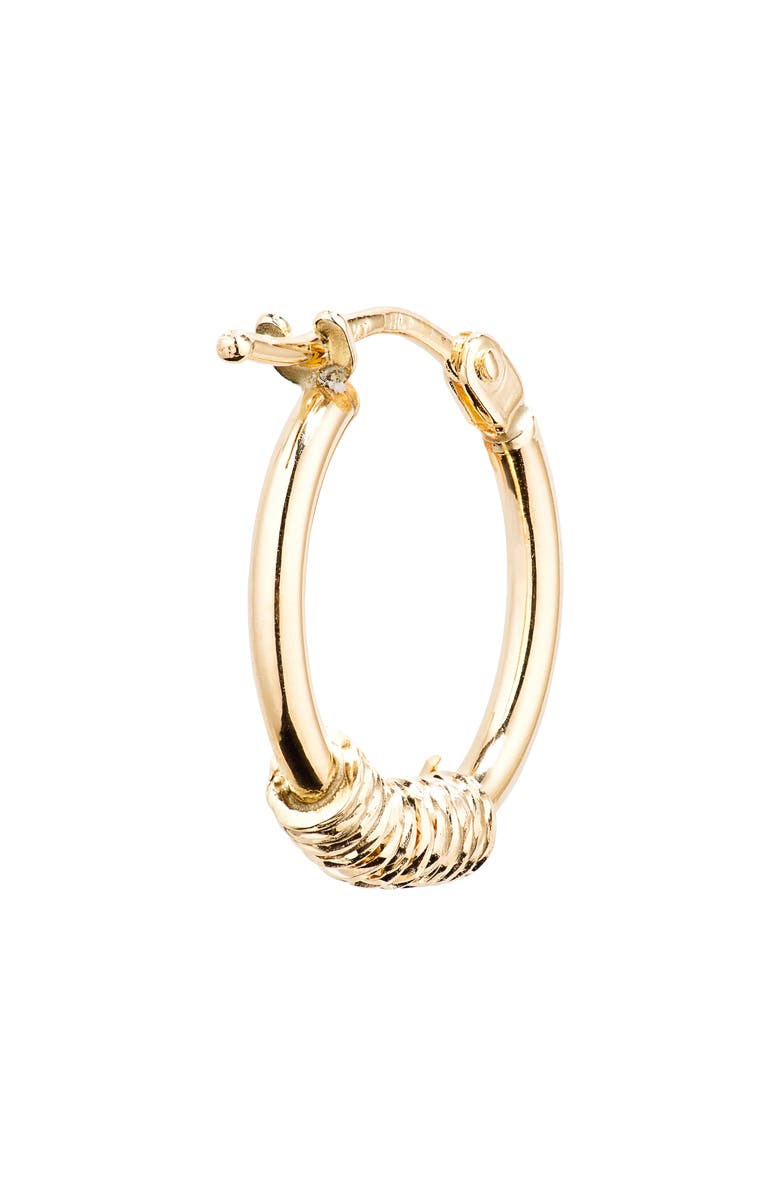 Bony Levy 14K Gold Disc Hoop Earrings, Alternate, color, 14K Yellow Gold